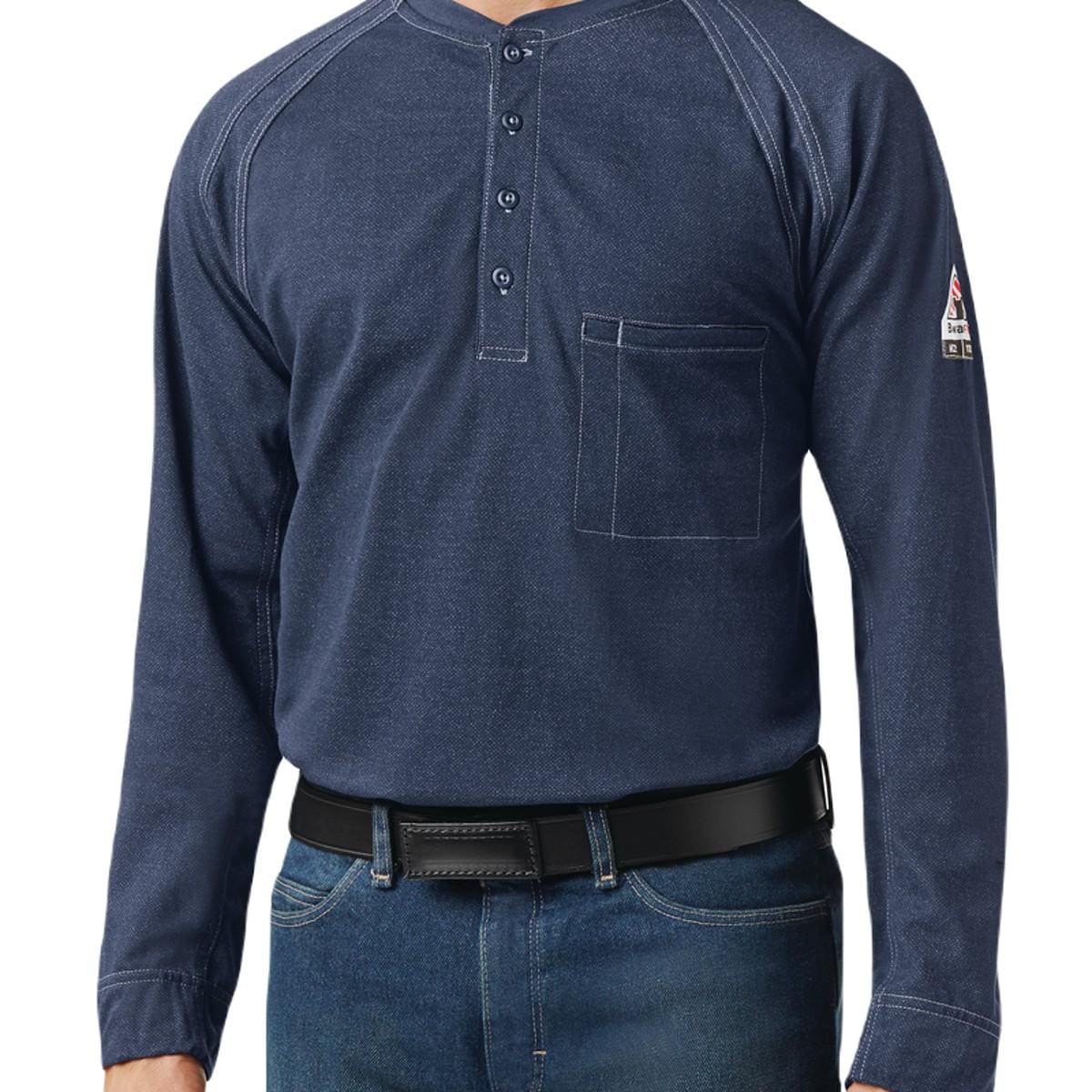 【HI FI FNK】Center Henley Longsleeve HI FI FNK(ハイファイファンク) - センターヘンリー長袖